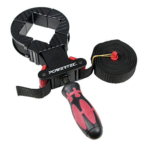 Product Cover POWERTEC 71101 Deluxe Quick Release Band Clamp | Woodworking Frame Clamping Strap Holder