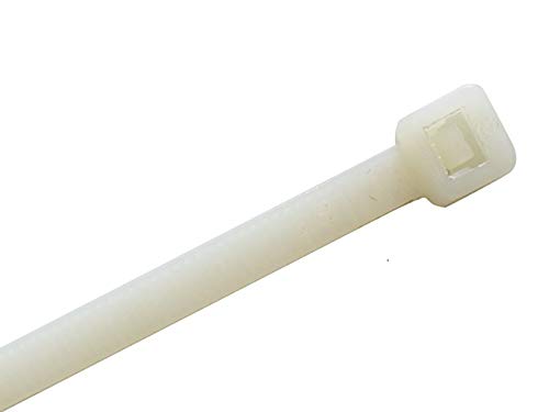 Product Cover Natural Nylon Cable Ties, 50Lbs Test (1000, 14