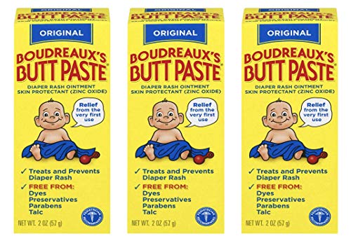 Product Cover Boudreaux's Butt Paste Diaper Rash Ointment, Original, 2 Oz, Pack of 3