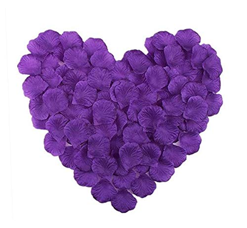 Product Cover RuiChy 1000pcs Silk Rose Petals Artificial Wedding Party Flower Decoration Bridal Shower Aisle Vase Decor Confetti Petals Rose Favors by SamGreatWorld