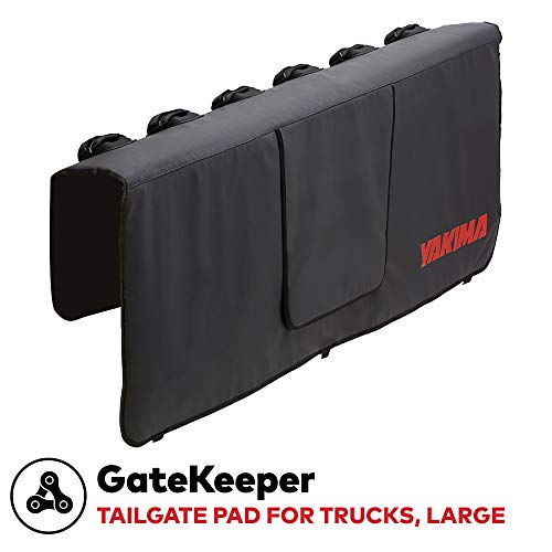Product Cover Yakima - Gatekeeper Tailgate Pad for Full-Sized Truck Beds, Carries Up to 6 Bikes