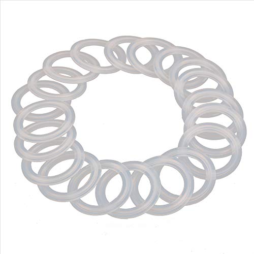 Product Cover HODEE 20 PCS Sanitary triCLAMP Tri CLAMP Silicone Gasket 1.5