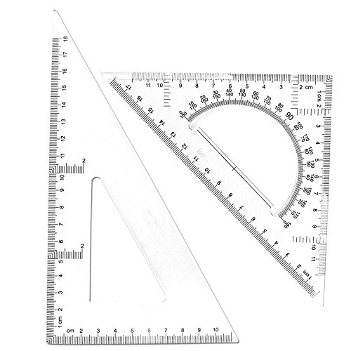 Product Cover BronaGrand Triangle Ruler Square Set, 30/60 and 45/90 Degrees, Set of 2