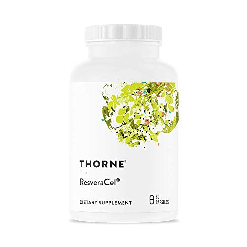 Product Cover Thorne Research - ResveraCel - Nicotinamide Riboside (Niagen) with Resveratrol and Cofactors in One Capsule - Supports Healthy Aging - 60 Capsules