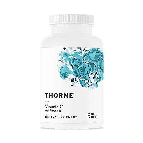 Product Cover Thorne Research - Vitamin C with Flavonoids - Blend of Vitamin C and Citrus Bioflavonoids from Oranges, The Way They're Found Together in Nature - 180 Capsules
