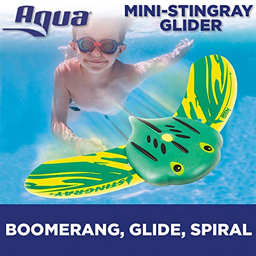 Product Cover Aqua Mini Stingray Underwater Gliders (2 Pack), Self-Propelled, Adjustable Fins, Travels up to 40 Feet, Pool Game, Ages 5 and up