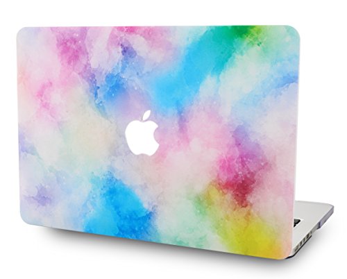 Product Cover LuvCase Laptop Case for MacBook Air 13 Inch A1466 / A1369 (No Touch ID) Rubberized Plastic Hard Shell Cover (Mist 5)