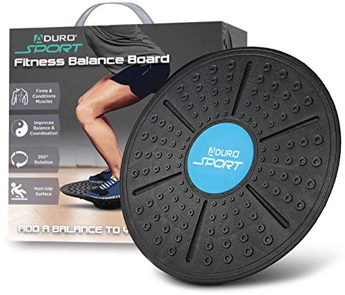 Product Cover Aduro Sport 14'' Balance Board Wobble Fitness Fit Exercise Tilt Stability Balancer Balancing Rocker Board Trainer Abs Legs Core Workout Non-Slip Safety Surface