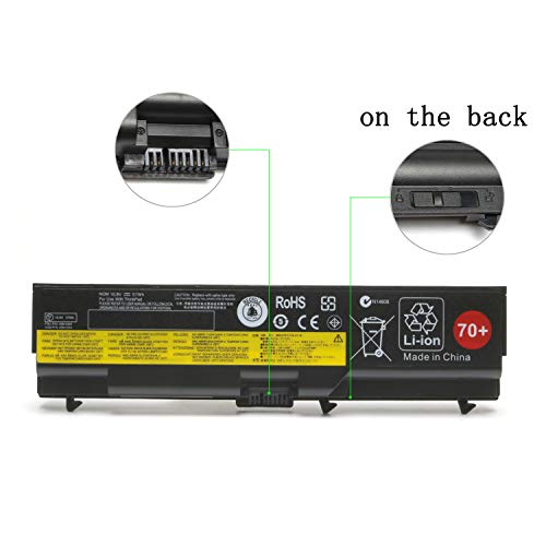 Product Cover Qiouzw T430 Laptop Battery for Lenovo ThinkPad 70+ T410 T420 T420i T430 T510 T520 T530 W510 W520 W530 L412 L420 L430 L512 L520 L530,Fits P/N: 0A36303 45N1001 0A36302 42T4791 45N1011 45N1005 42T4235
