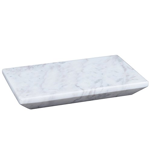 Product Cover Dflounz Chritmas Gift/Chritmas Sale Marble Stone Soap Dish Bath Accessories for Bathrooms, Tub or Wash Basin in Rectangular Shape Made Out of Indian B-White Marble Stone.