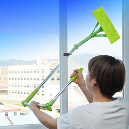 Product Cover YJYdada Telescopic Foldable Handle Cleaning Glass Sponge Mop Cleaner Window Extendable
