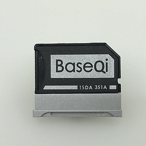 Product Cover BASEQI Aluminum MicroSD Adapter for Microsoft Surface Book 2 15