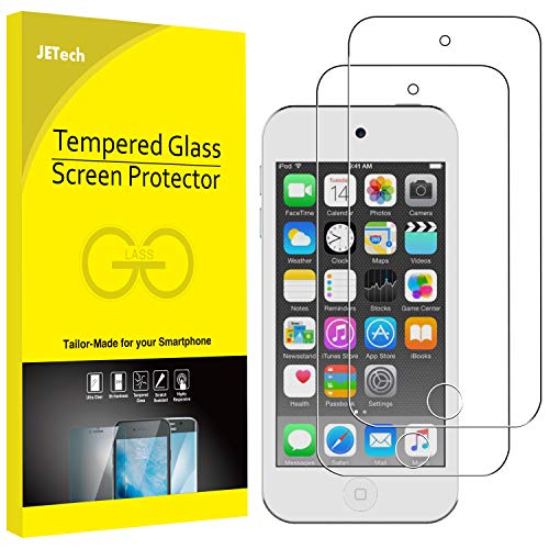 Product Cover JETech Screen Protector for Apple iPod Touch (7th, 6th and 5th Generation), Tempered Glass Film, 2-Pack