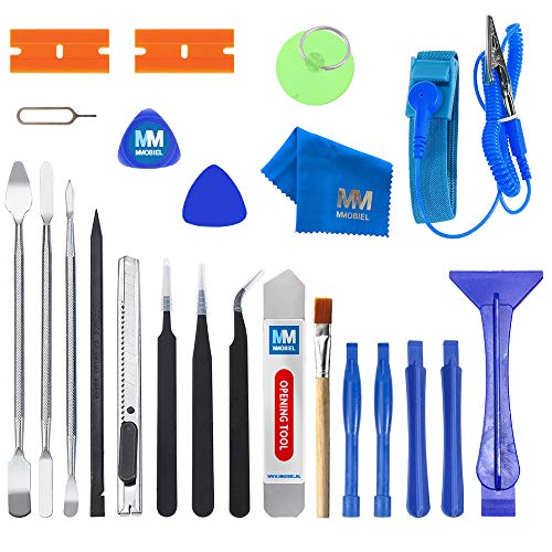 Product Cover MMOBIEL 23 in 1 Professional Premium Repair Tool Kit Set incl. Anti Static Wrist Strap for Electronic Devices
