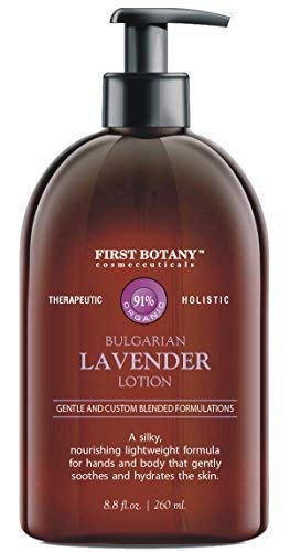 Product Cover Lavender Oil Crème lotion 9 fl oz - Organic, Moisturizing, Hydrating, Anti aging and Massage lotion - the best body lotion for men and women that works on your face, neck, hands, hairs and feet.