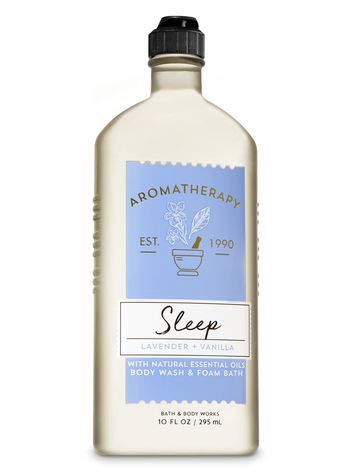 Product Cover Bath & Body Works Aromatherapy Sleep - Lavender + Vanilla Body Wash & Foam Bath, 10 Fl Oz