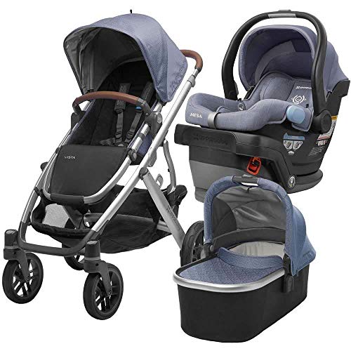 Product Cover UPPAbaby Full-Size Vista Infant Baby Stroller & MESA Car Seat Bundle (Henry)