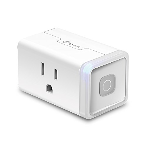 Product Cover TP-Link HS103 Kasa Smart Plug Lite 12 Amp & Reliable Wifi Connection, Compact Design, No Hub Required, Works With Alexa Echo & Google Assistant, 1-Pack, WHITE