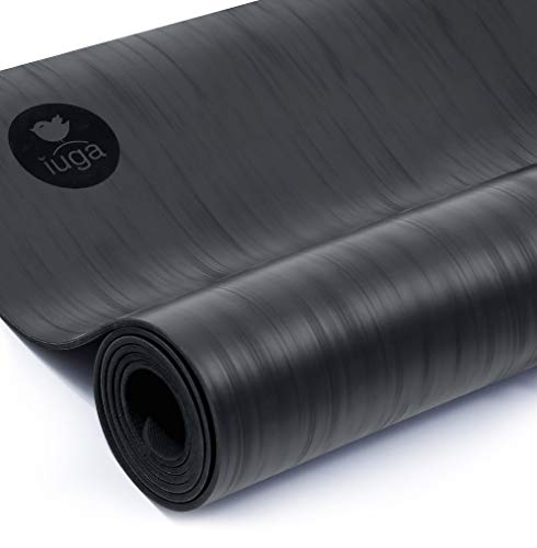 Product Cover IUGA Pro Non Slip Yoga Mat, Unbeatable Non Slip Performance, Eco Friendly and SGS Certified Material for Hot Yoga, Odorless Lightweight and Extra Large Size, Free Carry Strap