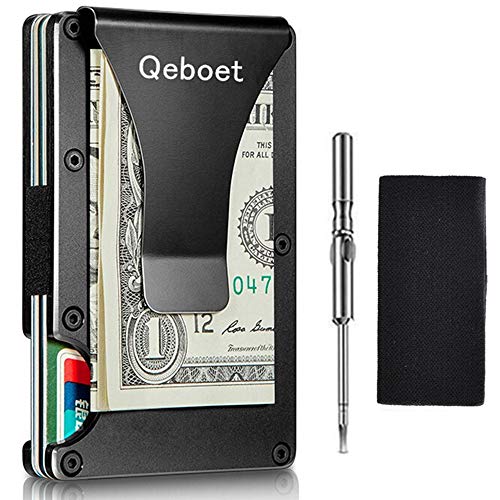 Product Cover Credit Card Wallet Front Pocket Minimalist Business Credit Card Holder & Wallet Slim Men's Wallet RFID Blocking