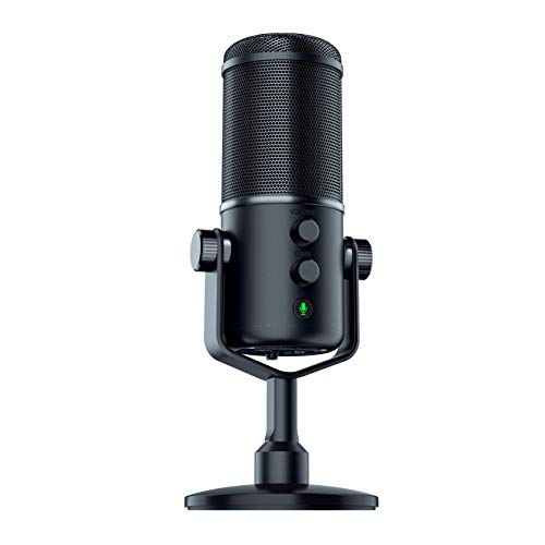 Product Cover Razer Seiren Elite USB Streaming Microphone: Professional Grade High-Pass Filter - Built-In Shock Mount - Supercardiod Pick-Up Pattern - Anodized Aluminum - Classic Black