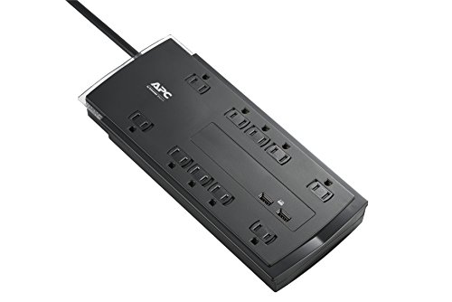 Product Cover APC 10-Outlet Surge Protector Power Strip with USB Charging Ports, 4320 Joules, SurgeArrest Performance (P10U2)