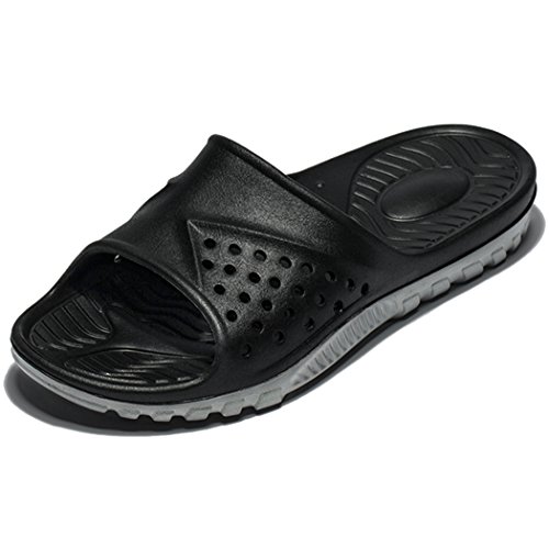 Product Cover WODEBUY Men's Shower Sandals Antislip Fast Dry Beach Slider Sandals Size 14 Black