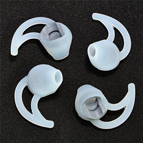 Product Cover Bose Earbud Replacement Silicone Noise Isolation Tips Fit Bose Earphones QC20 QC20i QC30 SoundSport Wireless IE2 IE3 MIE2I SIE2i Bose Free (Medium)