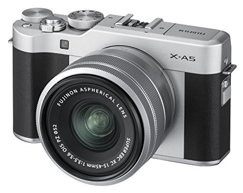 Product Cover Fujifilm X-A5 Mirrorless Digital Camera w/XC15-45mmF3.5-5.6 OIS PZ Lens - Silver