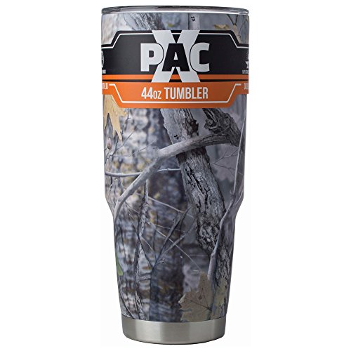 Product Cover X-PAC Double Vacuum Wall Stainless Steel Tumbler with Lid, Pure Insulated Tumbler Keeps Cold Beverages Cold and Hot Beverages Hot, 44 Ounce, Camo (CAMO)