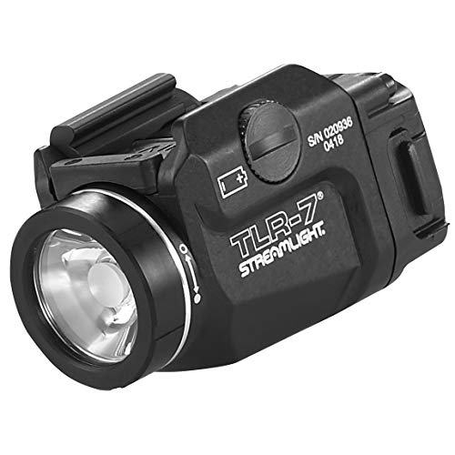 Product Cover Streamlight 69420 TLR-7 Low Profile Rail Mounted Tactical Light, Black - 500 Lumens