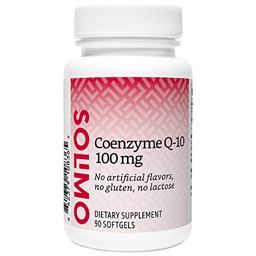 Product Cover Amazon Brand - Solimo Coenzyme Q10 100 mg - Normal Energy Production, Supports Cardiovascular Health - 3 Month Supply (90 Softgels)