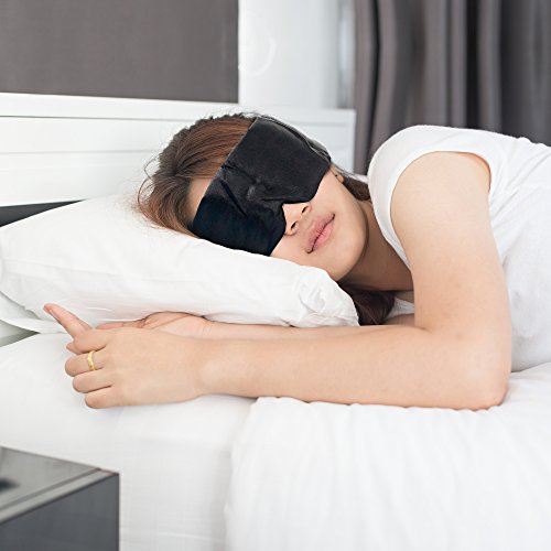 Product Cover Silky Sleep Mask Sleeping Blindfold by The Eliminator Sleep Aid Series Travel Mask Beauty for Men and Women
