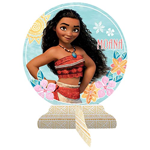 Product Cover Amscan 281832 Table Centerpiece | Disney Moana Collection, Blue, One Size