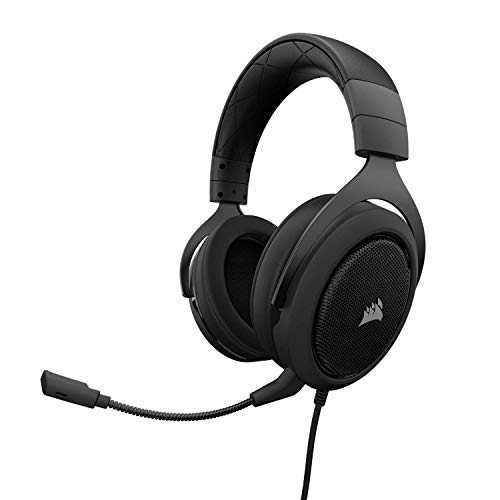 Product Cover Corsair HS60 - 7.1 Virtual Surround Sound PC Gaming Headset w/USB DAC - Discord Certified Headphones - Compatible with Xbox One, PS4, and Nintendo Switch - Carbon