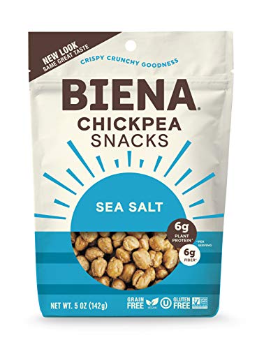 Product Cover BIENA Chickpea Snacks, Sea Salt, 5 Ounce, 4 Count