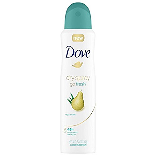 Product Cover Dove Go Fresh Antiperspirant Deodorant Dry Spray, Rejuvenate, 3.8 oz (Pack of 2)