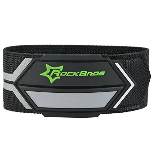 Product Cover ROCK BROS Rockbros Bike Pants Strap Bicycle Cycling Pants Cuff Band Reflective Wrist Ankle Bands for Outdoor Sports(2 PCS)
