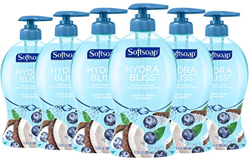 Product Cover Softsoap Hydra Bliss Liquid Hand Soap, Coconut Water and Blueberry - 11.25 fluid ounce (Pack of 6)