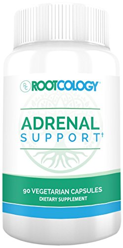 Product Cover Adrenal Support - Rootcology Adaptogenic Herbal Formula with Vitamin B6, Licorice & N-Acetyl-L-Tyrosine by Izabella Wentz Author of The Hashimoto's Protocol (90 capsules)