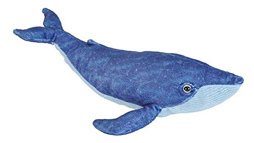 Product Cover Wild Republic Blue Whale Plush, Stuffed Animal, Plush Toy, Gifts for Kids, Cuddlekins 13 Inches
