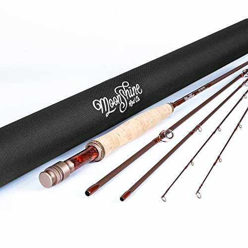 Product Cover Moonshine Rod Co. The Drifter Series Fly Fishing Rod (Matte, 5WT 9' 4PC)