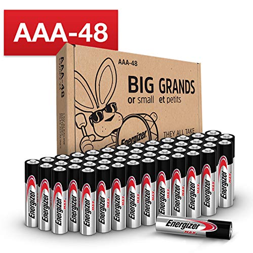 Product Cover Energizer AAA Batteries (48 Count), Triple A Max Alkaline Battery