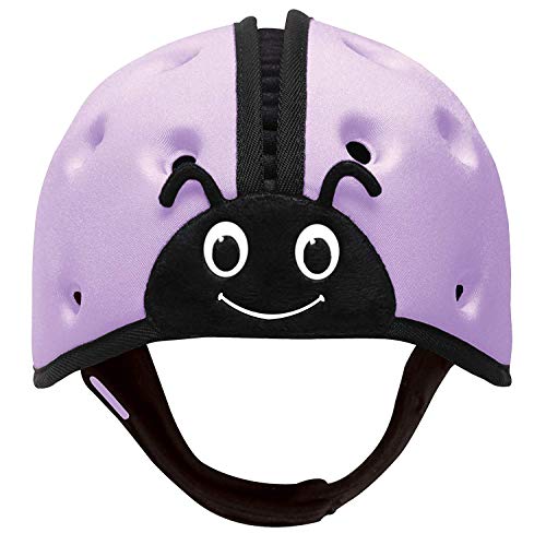 Product Cover SafeheadBABY Soft Helmet for Babies Learning to Walk - Ladybird Purple