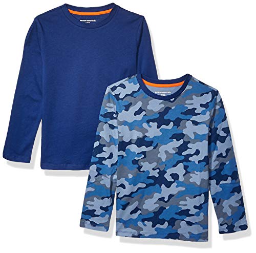 Product Cover Amazon Essentials Boy's 2-Pack Long-Sleeve Tees