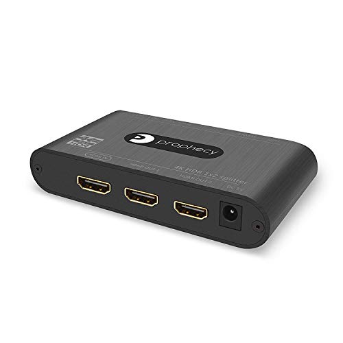 Product Cover gofanco Prophecy HDMI Splitter 4K 60Hz 1x2 2-Port - 4K @60Hz 4:4:4, HDR, 3D, HDMI 2.0a, HDCP 2.2, EDID, 18Gbps, Auto Scaling, Firmware Upgradeable