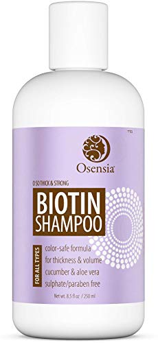 Product Cover Thickening Biotin Shampoo for Hair Growth - Sulfate and Paraben Free Shampoo - Aloe Vera, Color Safe, Anti Hair Loss Shampoo Prevents Breakage, Boosts Thicker Hair by Osensia