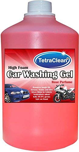 Product Cover Tetraclean High Foam Car Shampoo Car Washing Liquid- Rose Scented (1 L)