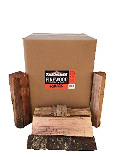 Product Cover Smoak Firewood - Kiln Dried Premium Oak Firewood (Includes Firestarter) (Large (16inch Logs) 120-140lbs)