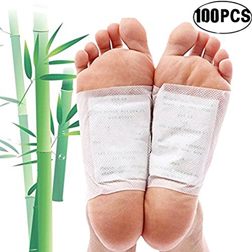 Product Cover Foot Pads, Kapmore 100 Relief Foot Pads and 100 Adhesive Sheets for Removing Impurities, Relieve Stress Improve Sleep